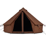 Regatta bell tent desert red front picture